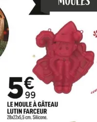 Centrakor Le moule à gâteau lutin farceur Offres et Promotions