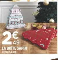 Centrakor La boîte sapin Offres et Promotions