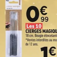 Centrakor Cierges magique Offres et Promotions