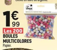 Centrakor Boules Multicolores Offres et Promotions