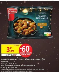 Intermarché FINDUS Pommes grenaille miel romarin surgelées Offres et Promotions