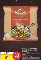 Intermarché MAGDA Poêlée campagnarde aux cèpes surgelée 600 g Offres et Promotions