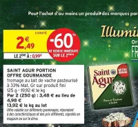 Intermarché SAINT AGUR Portion offre gourmande 125 g Offres et Promotions