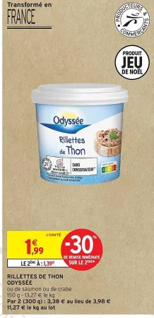 Intermarché Odyssée - rillettes de thon Offres et Promotions