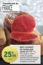 Intermarché Roti cuissot de sanglier sans os Offres et Promotions