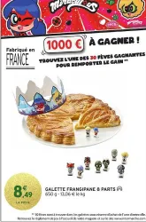 Intermarché Galette frangipane 8 parts Offres et Promotions