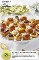 Intermarché Mini gateaux lunch classique x24 Offres et Promotions