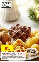 Intermarché Mini gaufres chocolat au lait Offres et Promotions