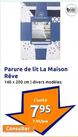 Action Parure de lit Offres et Promotions