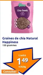 Action Graines de chia Offres et Promotions