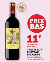 Hyper U Château ferrande - graves aop Offres et Promotions