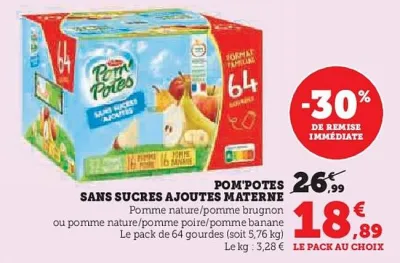 Hyper U Materne - sans sucres ajoutes Offres et Promotions