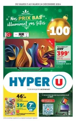 Prévisualisation de Catalogue du magasin Hyper U du 03 décembre 2024 au 24 décembre 2024