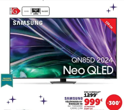 Hyper U SAMSUNG Téléviseur 55" neoqled 4k Offres et Promotions