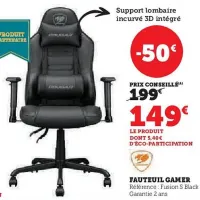 Hyper U Fauteuil gamer Offres et Promotions