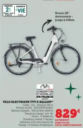 Hyper U Velo electrique tvt e-balade Offres et Promotions