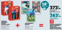 Hyper U Console nintendo switch (modele oled) + jeu nintendo switch parmi la selection Offres et Promotions