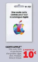 Hyper U Carte apple Offres et Promotions