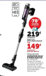 Hyper U ROWENTA Aspirateur balai x-force flex 9.60 Offres et Promotions