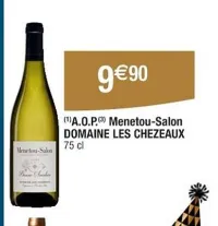 Cora DOMAINE LES CHEZEAUX A.O.P Menetou Salon Offres et Promotions