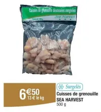 Cora SEA HARVEST Cuisses de grenouille 500 g Offres et Promotions