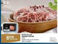 Cora EVASION FESTIVE Terrine de cerf 400 g Offres et Promotions