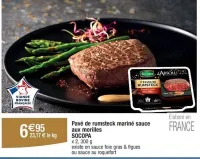 Cora SOCOPA Pavé de rumsteck mariné sauce 300 g Offres et Promotions