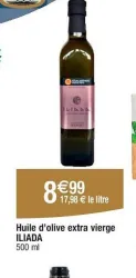 Cora ILIADA Huile d'olive extra vierge Offres et Promotions