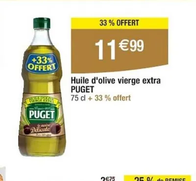 Cora PUGET Huile d'olive vierge extra Offres et Promotions