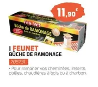 Eureka ma maison BÛCHE DE RAMONAGE Offres et Promotions