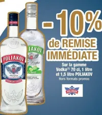 Cora POLIAKOV  Sur la gamme Vodka Offres et Promotions