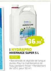 Eureka ma maison HIVERNAGE SUPER 5 L Offres et Promotions