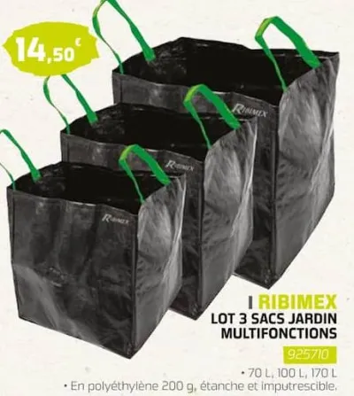 Eureka ma maison LOT 3 SACS JARDIN MULTIFONCTIONS Offres et Promotions