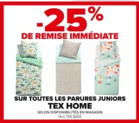 Carrefour SUR TOUTES LES PARURES JUNIORS Offres et Promotions