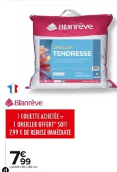 Carrefour Oreiller "Tendresse" Offres et Promotions