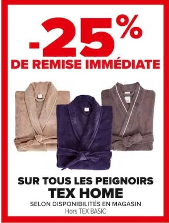 Carrefour SUR TOUS LES PEIGNOIRS Offres et Promotions