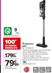 Carrefour Aspirateur balai Offres et Promotions