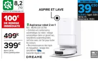 Carrefour Aspirareur robot 2 en 1 Offres et Promotions