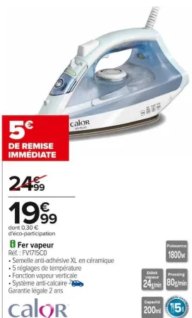 Carrefour Fer vapeur Offres et Promotions