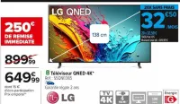 Carrefour Téléviseur QNED 4K* - 138 cm Offres et Promotions