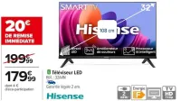 Carrefour Téléviseur LED - 108 cm Offres et Promotions