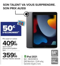 Carrefour iPad 2021 Offres et Promotions