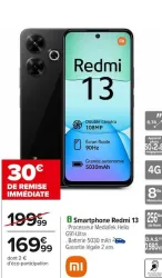 Carrefour Smartphone Redmi 13 Offres et Promotions