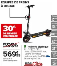 Carrefour Trottinette électrique Offres et Promotions