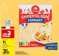 Carrefour Emmental râpé Offres et Promotions