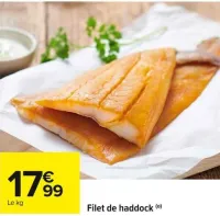 Carrefour Filet de haddock Offres et Promotions