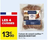 Carrefour Cuisses de canard confites Offres et Promotions