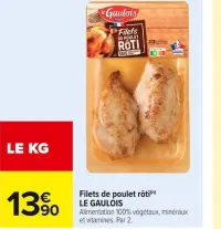 Carrefour Filets de poulet rôti Offres et Promotions