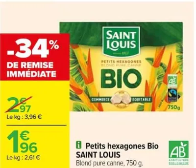 Carrefour Petits hexagones Bio Offres et Promotions