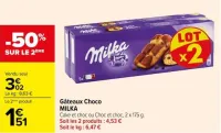 Carrefour Gâteaux Choco Offres et Promotions